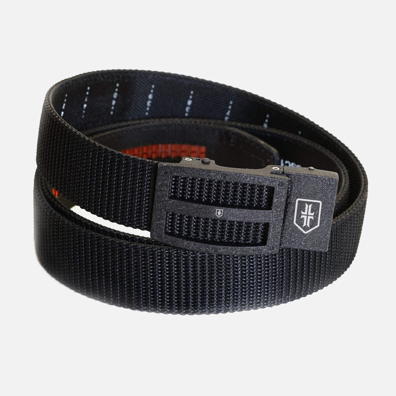 No. 5 Black Garrison Leather Belt - Nordic EDC