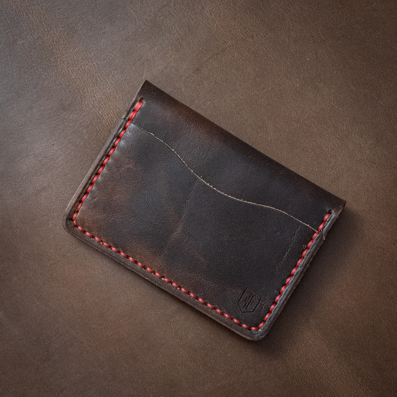 CHALLENGER×POTER LETHER CARD WALLET CardWalletLtdMidnightBlue_gran