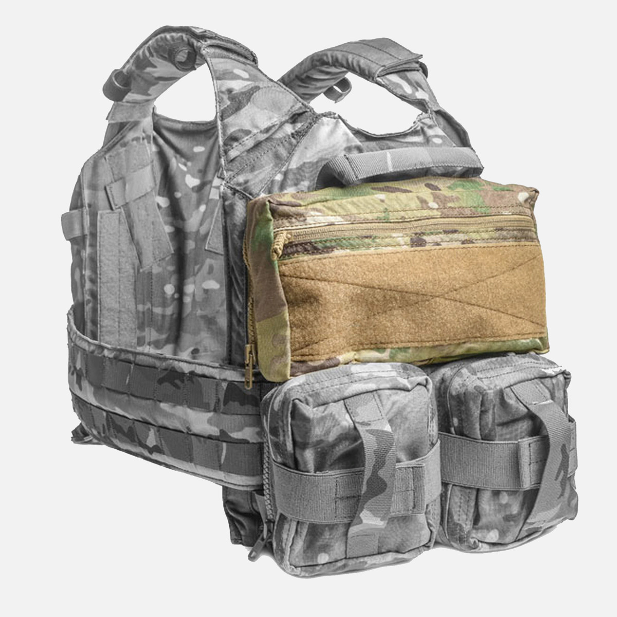 Zip-On General Purpose Pouch | Plate Carrier Half Back Panel