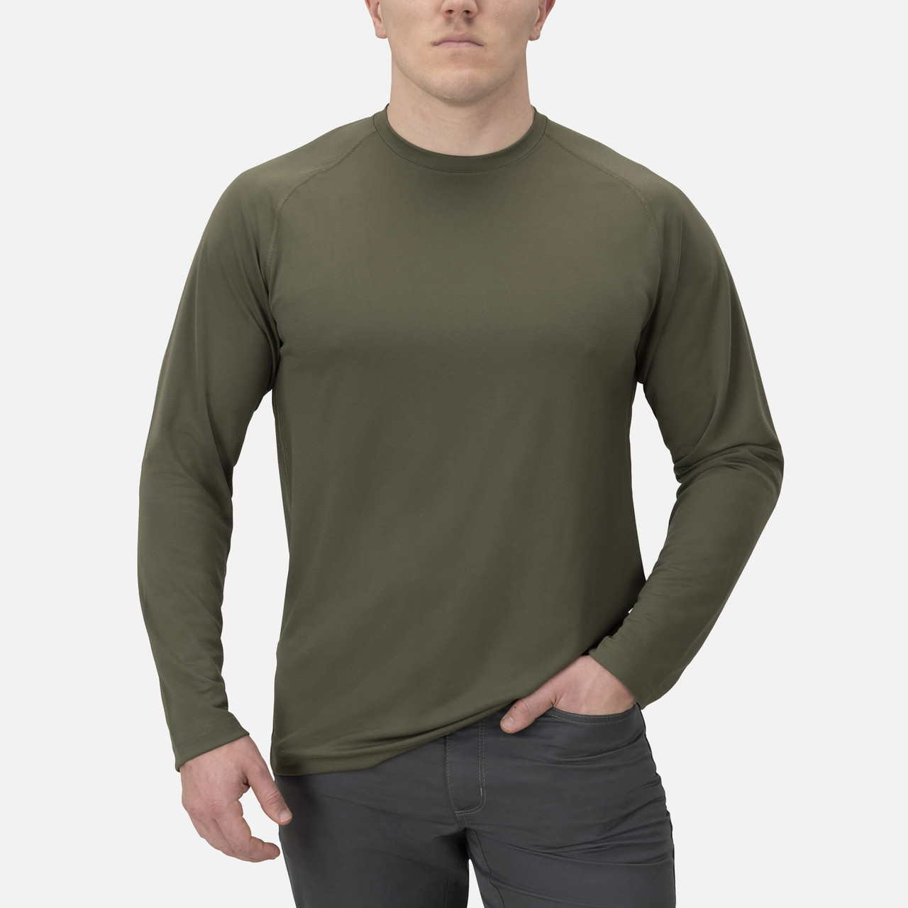 Full Guard Performance Long Sleeve Shirt - Ranger Green - Warrior Poet  Supply Co