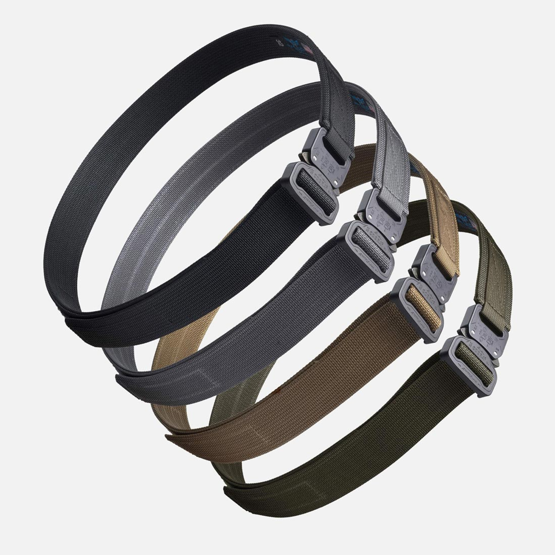 TXC x Nexbelt - Supreme Appendix Carry EDC Belt Black Camo Belt with Black Buckle & Silver Logo