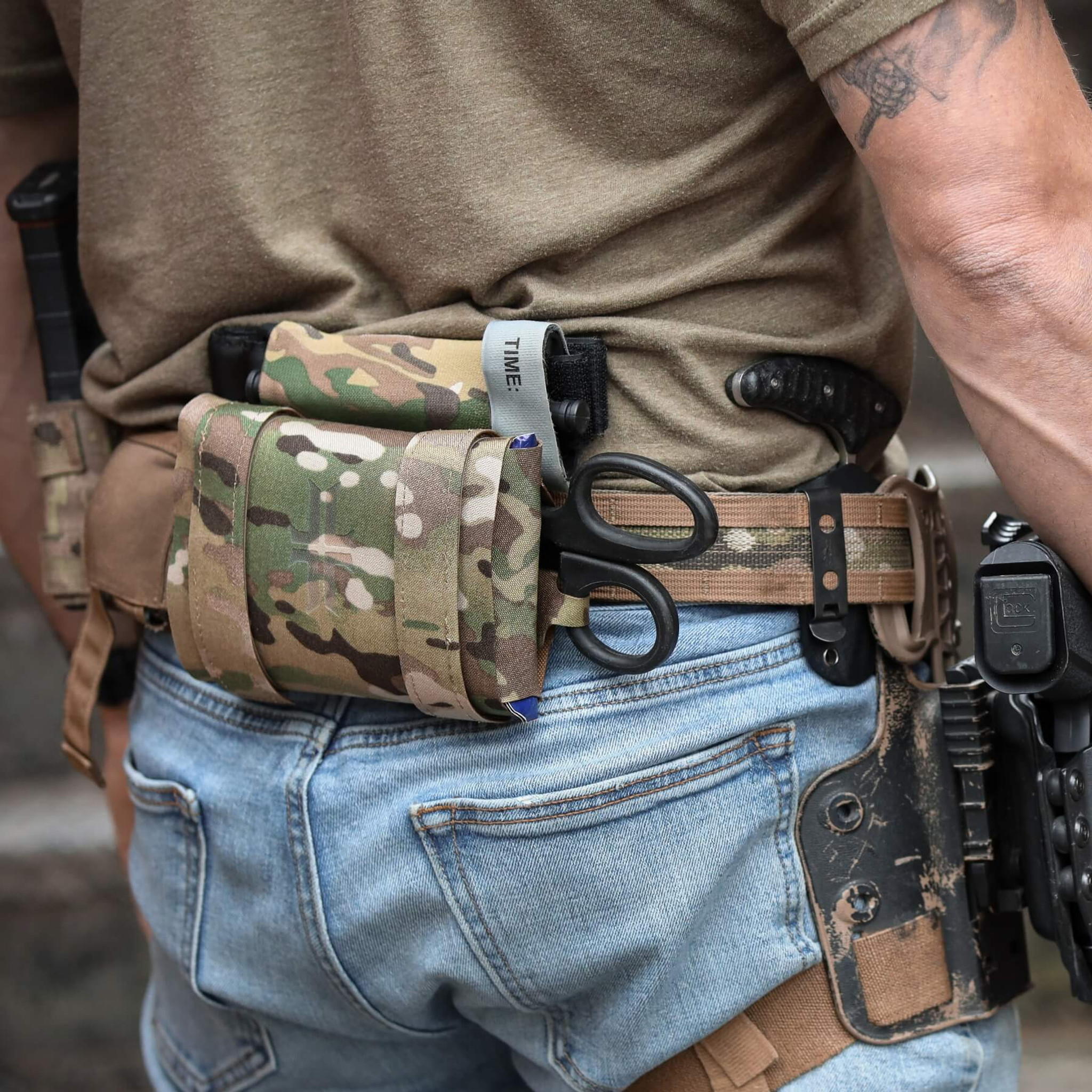 WPS IFAK Belt Mounted Med Kit + Medical Components