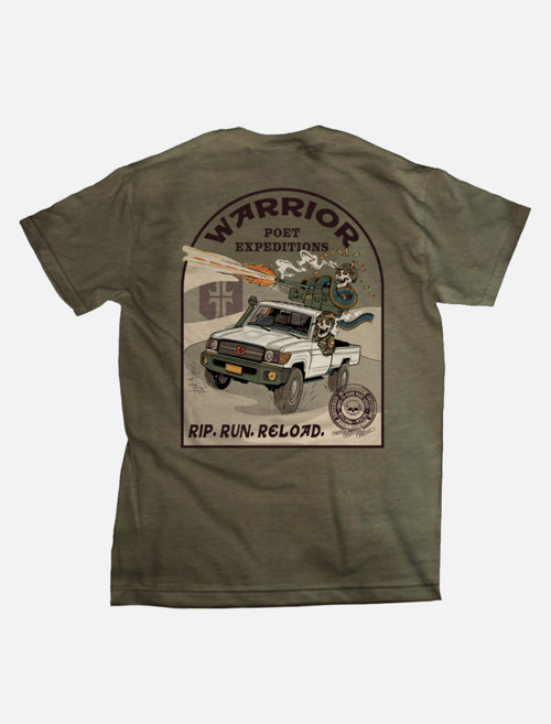Trophy Run T-shirt - Light Olive