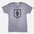 Shield T-Shirt - Heather Grey / Black
