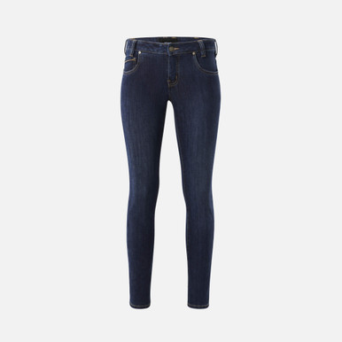 【YOURNUS】Machete Washing Curved Denim Women's Burrell Stretch Jean - Dark Wash - Warrior Poet