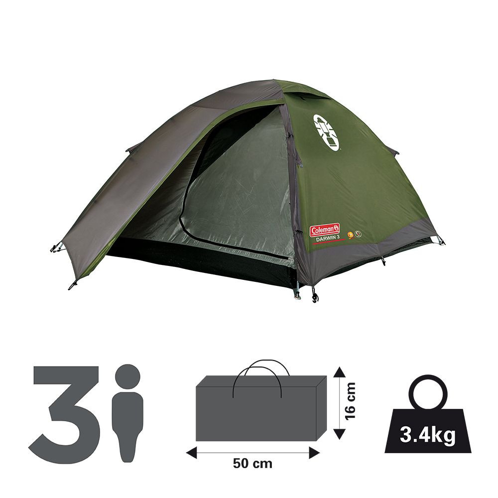 その他 Coleman Darwin 3plus Darwin 3 Plus BlackOut Tent | Coleman UK
