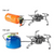 BRS-8 multi fuel outdoor stove compatible with petrol, kerosene, diesel and white gas for camping and mountaineering