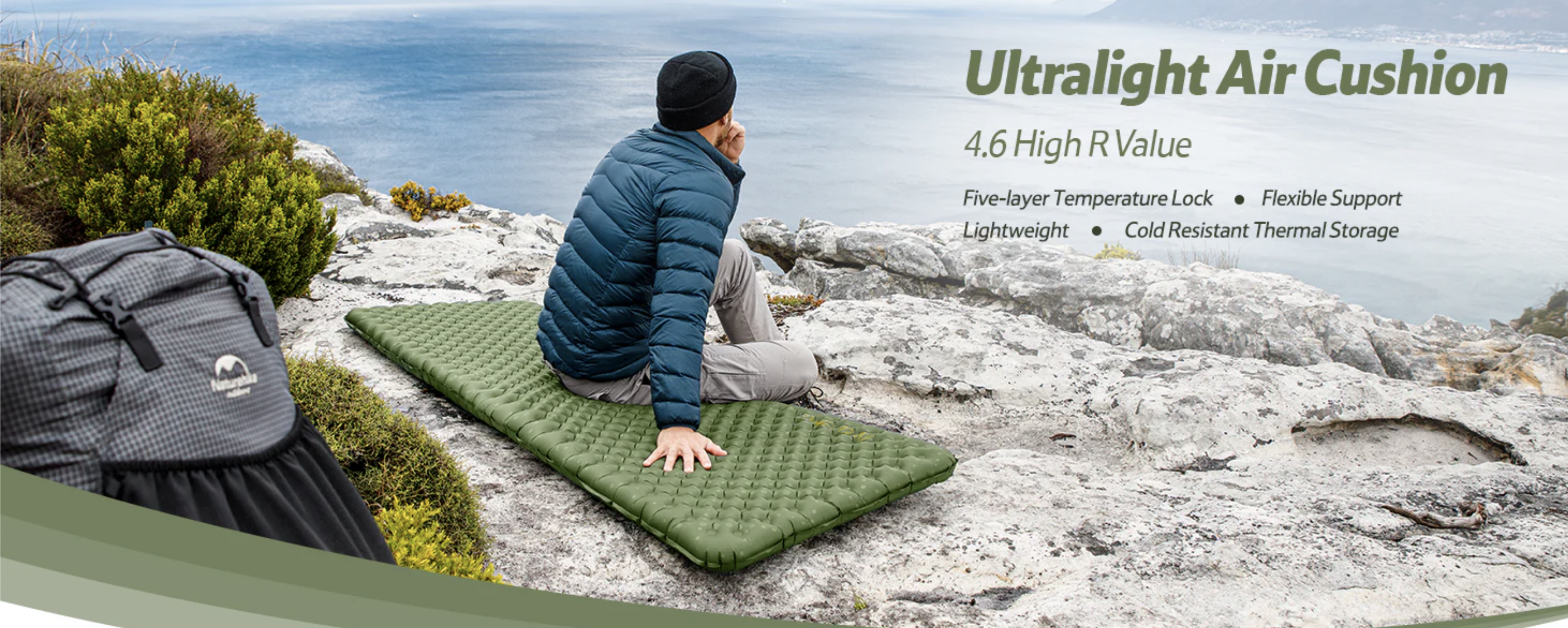 The Naturehike 4.6 Ultralight Inflatable Sleeping Pad is engineered for backpackers and trekkers seeking exceptional warmth, comfort and minimal weight. Featuring an impressive R-value of 4.6, 8 cm thickness and durable 20D nylon TPU construction, this insulated air pad provides excellent support and thermal efficiency for three-season and shoulder-season adventures. Compact and lightweight, it packs down small while delivering superior sleeping comfort for Himalayan treks, bikepacking and backcountry camping across India.