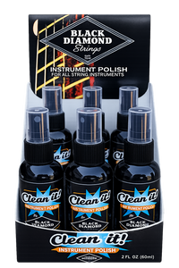 Guitar Cleaner Polish 2 Ounce Bottle 6-PACK - ONE FOR EVERY GUITAR CASE ($9.00 EA.)