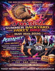 May 16th AQUANET - VIP UPPER DECK  - 80's Dance Covers