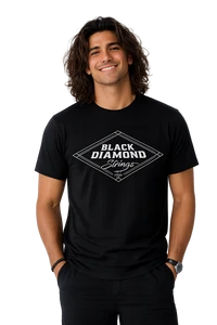 Black Diamond T Shirt - 6.1 oz 100% Cotton
