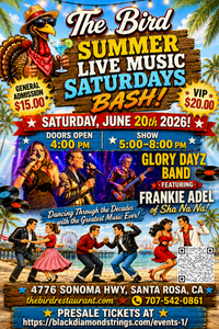 OPTION C: Glory Dayz featuring Frankie Adel of Sha Na Na - $15.00 General Admission - LOWER DECK - First Come First Serve Seating