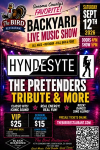 HyndeSyte - Preteners Tribute-  $15.00 General Admission - LOWER DECK - First Come First Serve Seating - Print receipt and present at WILL CALL - Tickets are not mailed