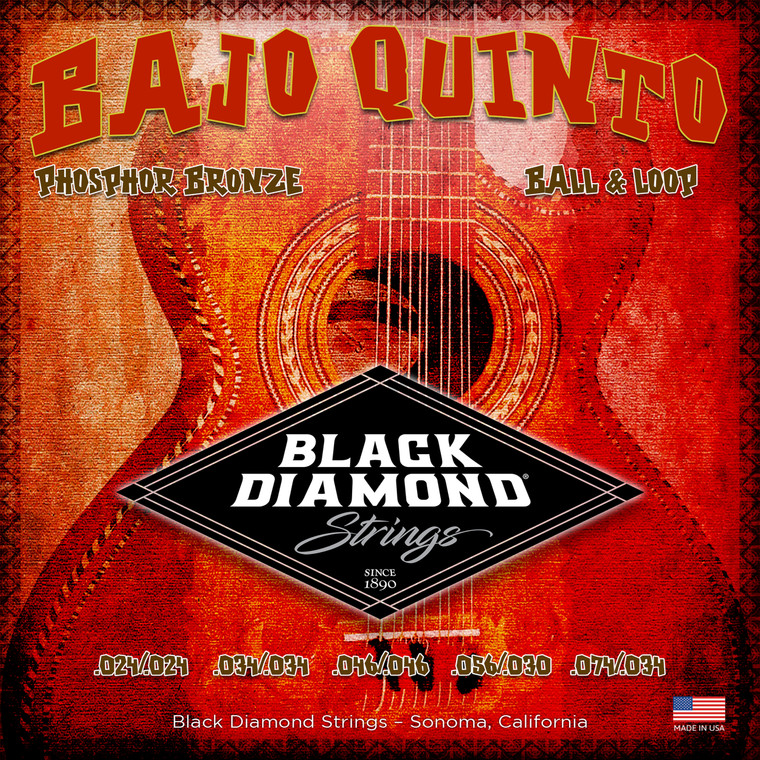 Bajo Quinto Phosphor Bronze Loop & Ball End