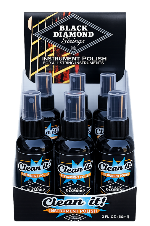 Guitar Cleaner Polish 2 Ounce Bottle 6-PACK - ONE FOR EVERY GUITAR CASE ($9.00 EA.)