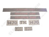 ER- VC242A Case 1470 Decal Set (TK 4WD)