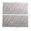 ER- VI231 "HYDRO" Decal Set (White/Black)