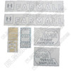 ER- VI150 IH McCormick Farmall Super MTA Decal Set