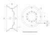 FW45166  Ag Implement Wheel (4.5x16, 6 hole) FW45166  Ag Implement Wheel (4.5x16, 6 hole)