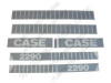 ER- VC212 Case 2290 Hood & Fender Decal Set