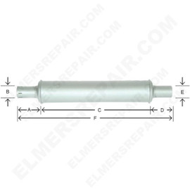 ER- G13032 Muffler (horizontal)