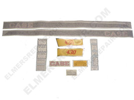 ER- VC244 Case 430 Gas Decal Set (Chrome Trim)