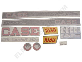 ER- VC305 Case 1030 CK DOM W/O Side Screens Decal Set (chrome trim)