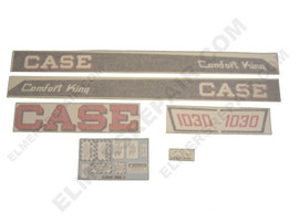 ER- VC290A  Case 1030 CK W/O Side Screens Decal Set (Black Stripe)