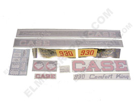 ER- VC288 Case 930 CK (LP) DOM W/Side Screens Decal Set (chrome trim)
