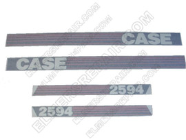 ER- VC396 Case 2594 Hood & Fender Decal Set