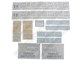 ER- VI416 IH McCormick Farmall Super WD6-TA Decal Set