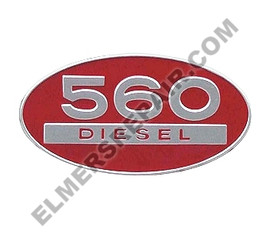 ER- 369129R1 560 Diesel Oval Side Emblem