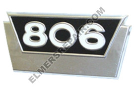 ER- 381557R1 IH 806 Gas Side Emblem