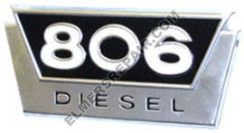 ER- 381558R1 IH 806 Diesel Side Emblem