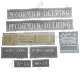 ER- VI473 McCormick-Deering W14 Decal Set