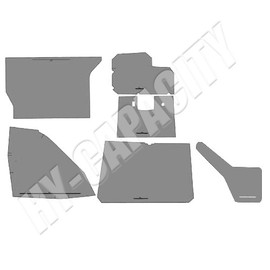ER- CA7100 Cab Interior Kit without Headliner - Gray