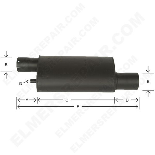 ER- A135881 Oval Muffler