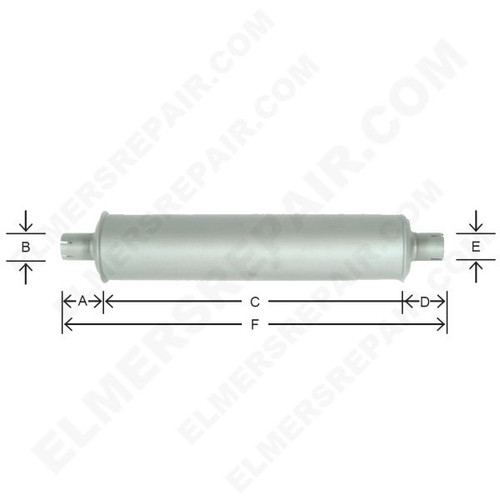 ER- 362483R91  Muffler (horizontal)