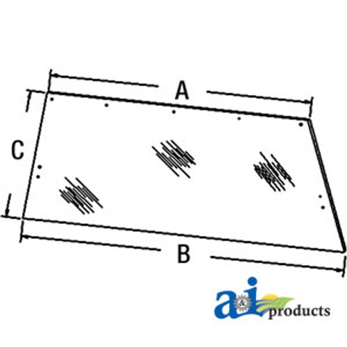 ER- F64517 Rear Cab Window Glass