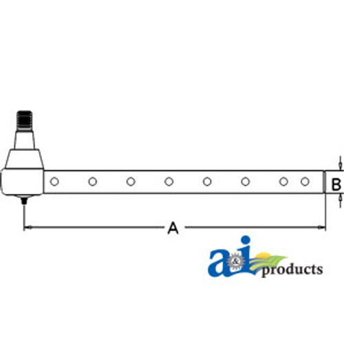 ER- AR63592 JD Long Outer Tie Rod End