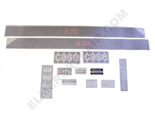 ER- VC312 Case 470 Decal Set