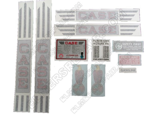 ER- VC166 Case R Decal Set (with black fender stripes)