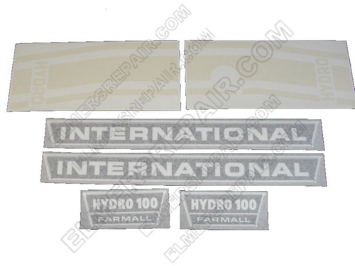 ER- VI435 IH Hydro 100 Decal Set (White Hood Stripes)