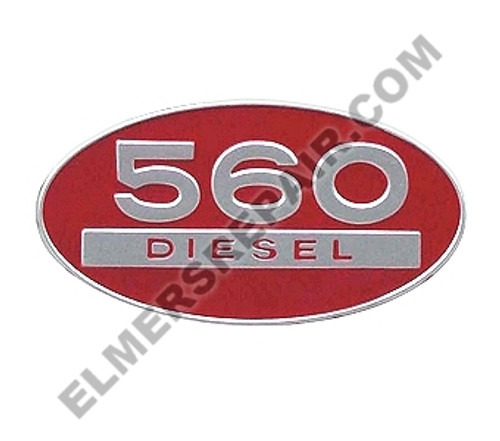ER- 369129R1 560 Diesel Oval Side Emblem