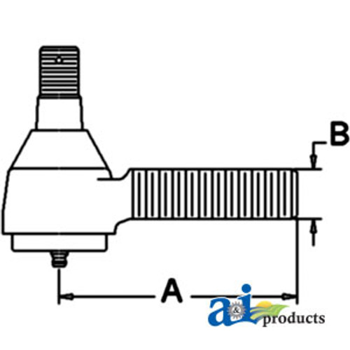 ER- 1277451C1  MFD Tie Rod End (RH Thread)