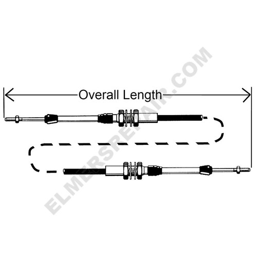 CC- A152727 Rear Steering Cable (RH or LH)