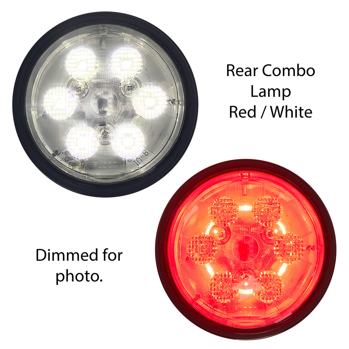 ER ABC3875 Combination LED Rear Light (Red/White) Elmer's Repair Inc