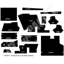 ER- CA703 Cab Interior Kit with Headliner - Black - Elmer's Repair Inc
