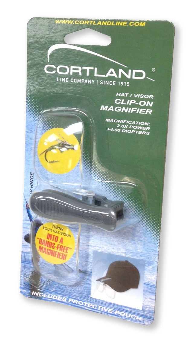 ClipOn Magnifiers Hat or Cap Mag Cortland Hat/Visor