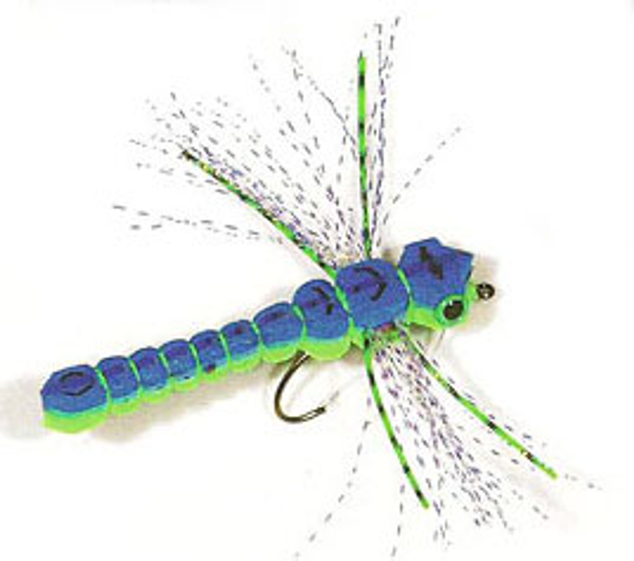 Dragonfly Adult blue trout fly pattern